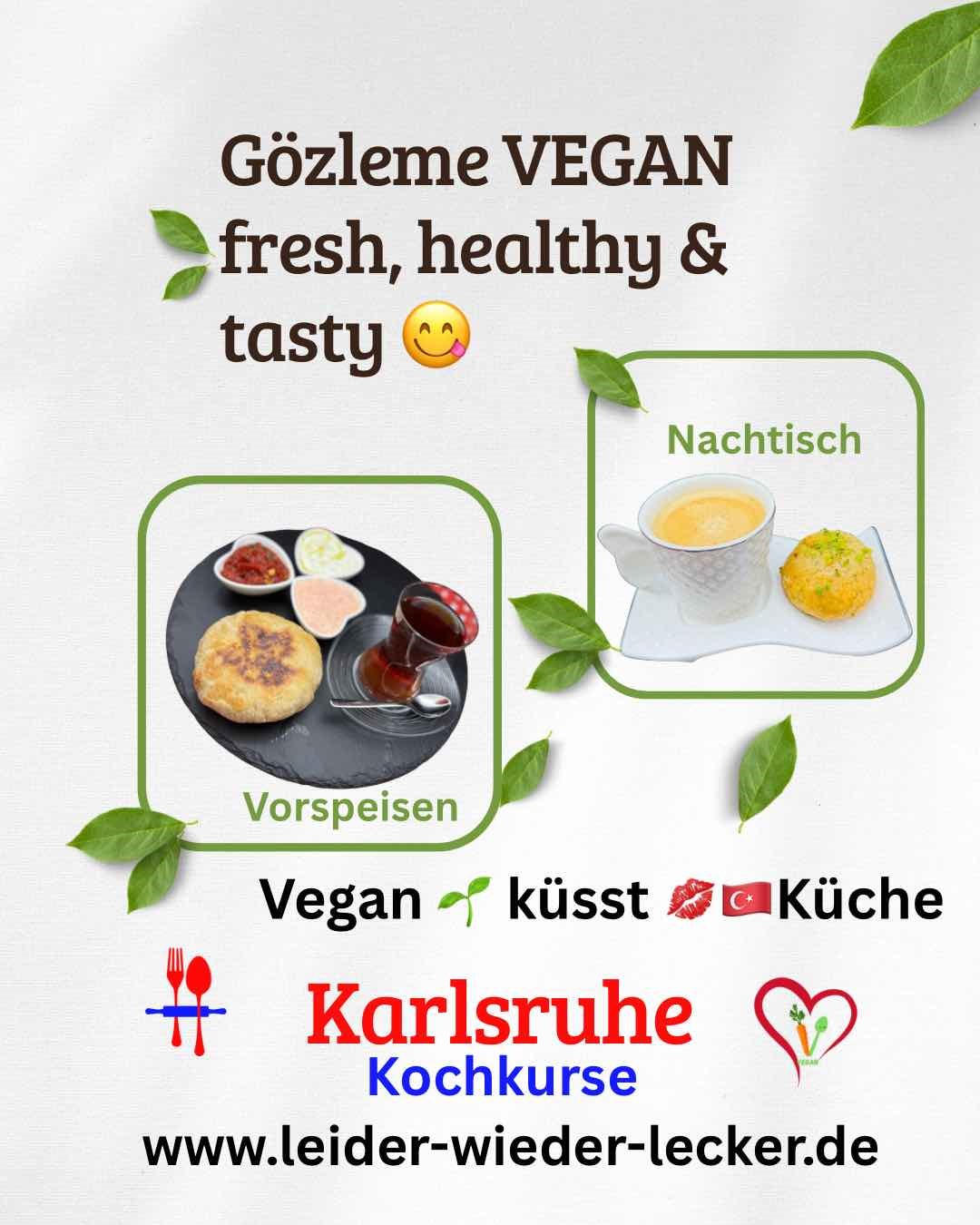 29.03.26 ab 15.00 Uhr -Karlsruhe Kochkurs - Veganer Gözleme – Bild 3